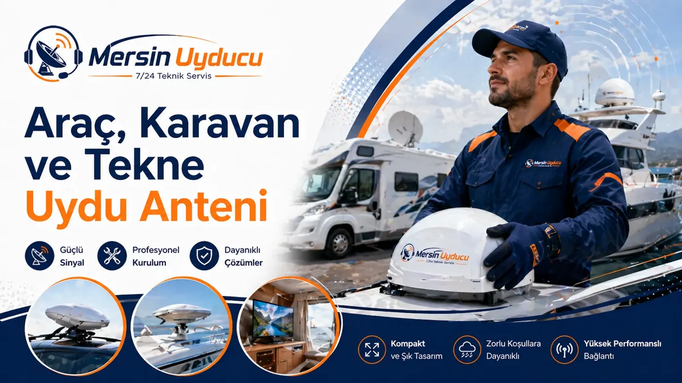 Araç, Karavan ve Tekne Uydu Anteni