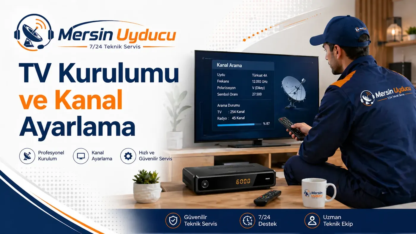 TV Kurulumu, Kanal Ayarı ve Duvar Montajı